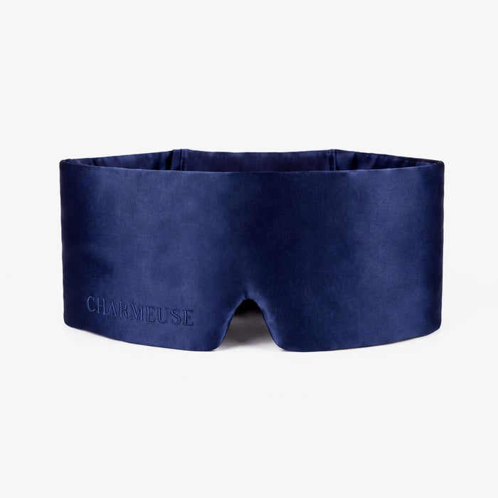 Masque de nuit en soie Saphir Nuit