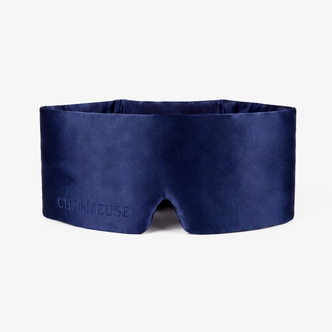 Masque de nuit en soie Saphir Nuit