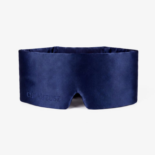 Masque de nuit en soie Saphir Nuit