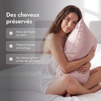 Des cheveux préservés par la soie